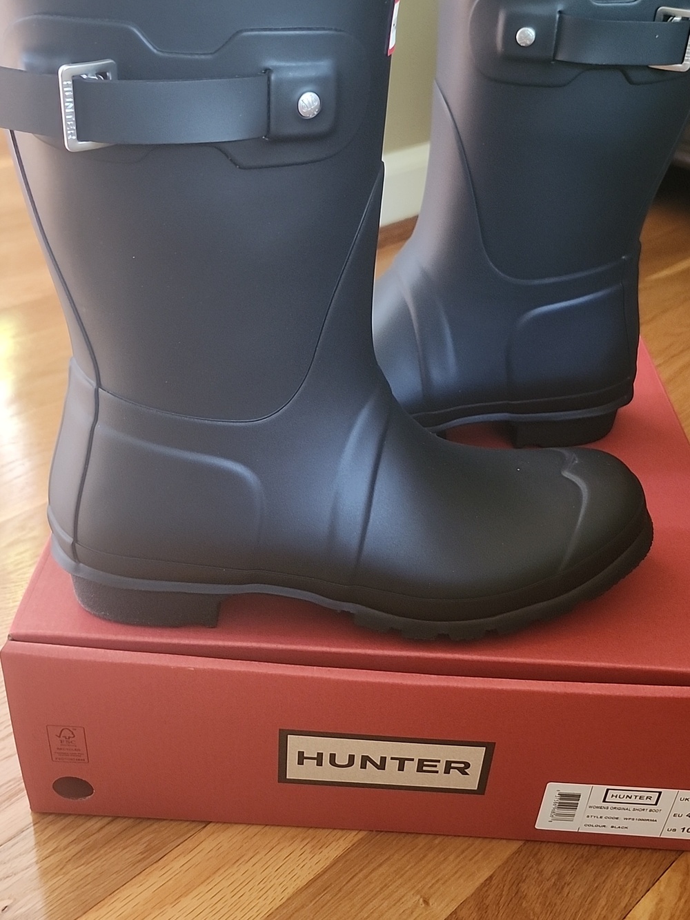 NWT🖤Hunter Short Rain Boots - Picture 4 of 9